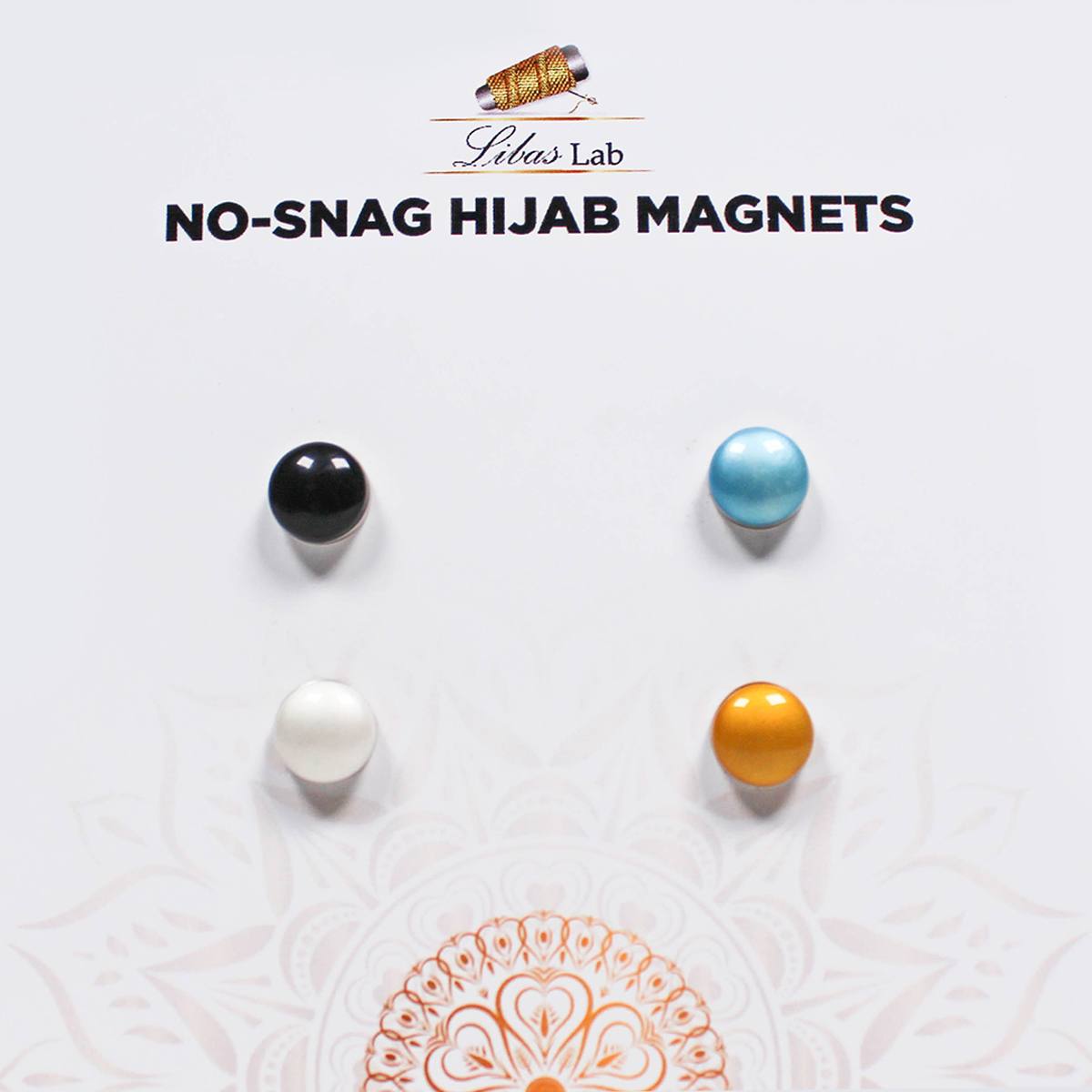 Premium hijab  magnets-Mix Colour Round Pearl Shaped