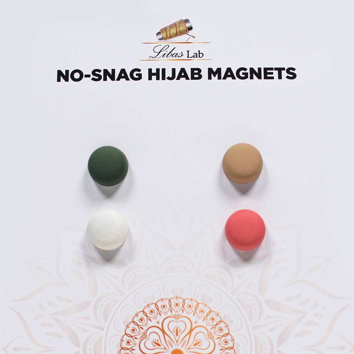 Premium hijab magnets-Mix Colour Round Shape-1