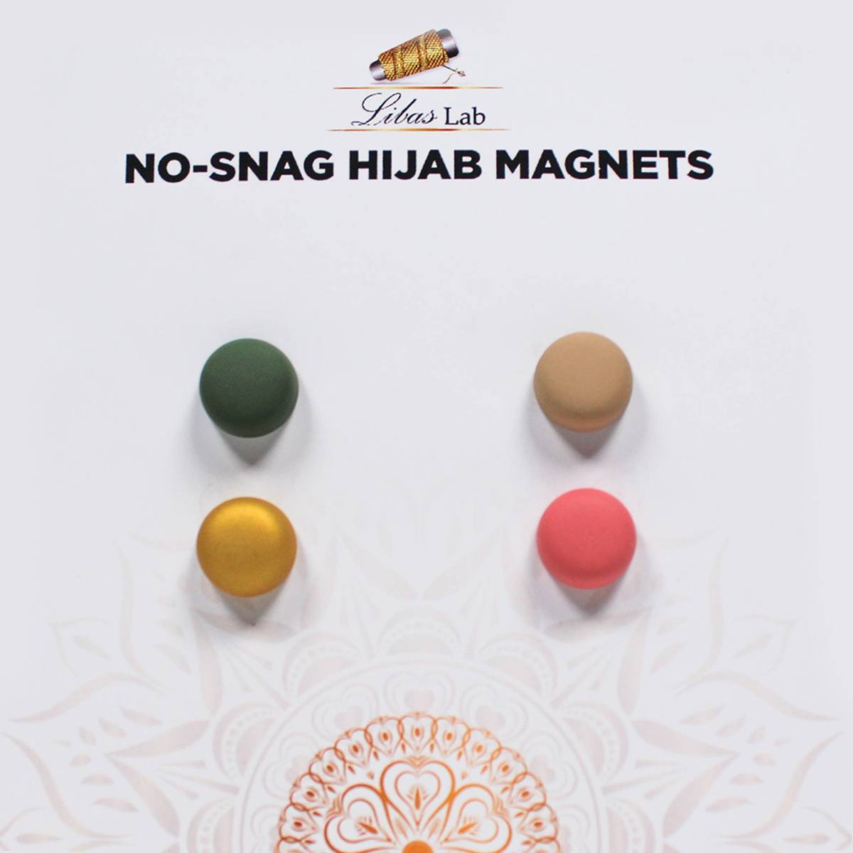 Premium hijab magnets-Mix Colour Round Shape-2