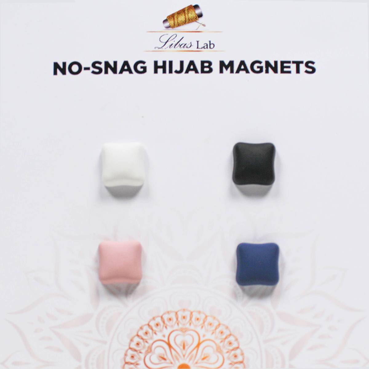 Premium hijab magnets-Mix colours Square Shaped-1