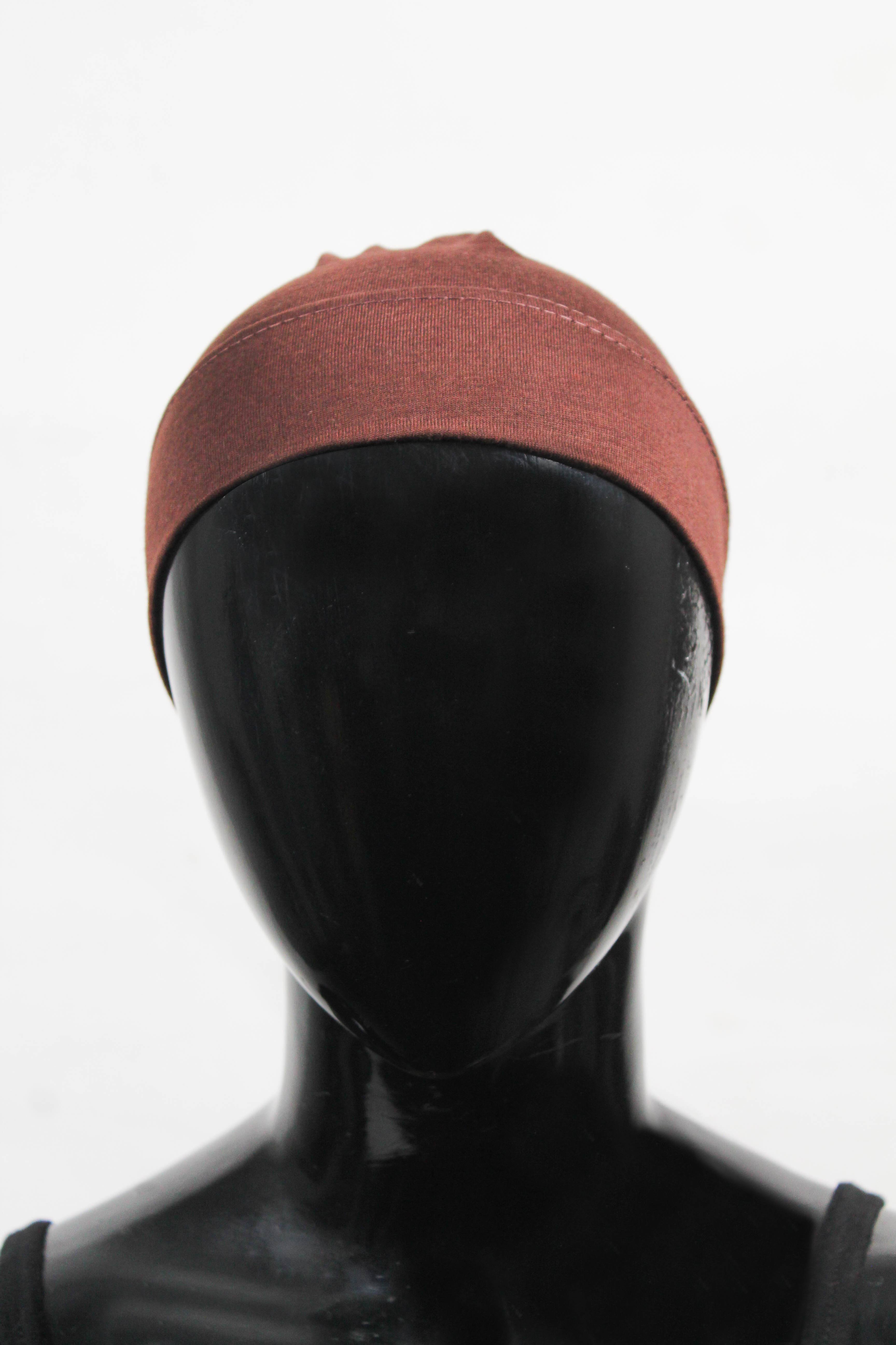 Cotton Undercap - Dark brown