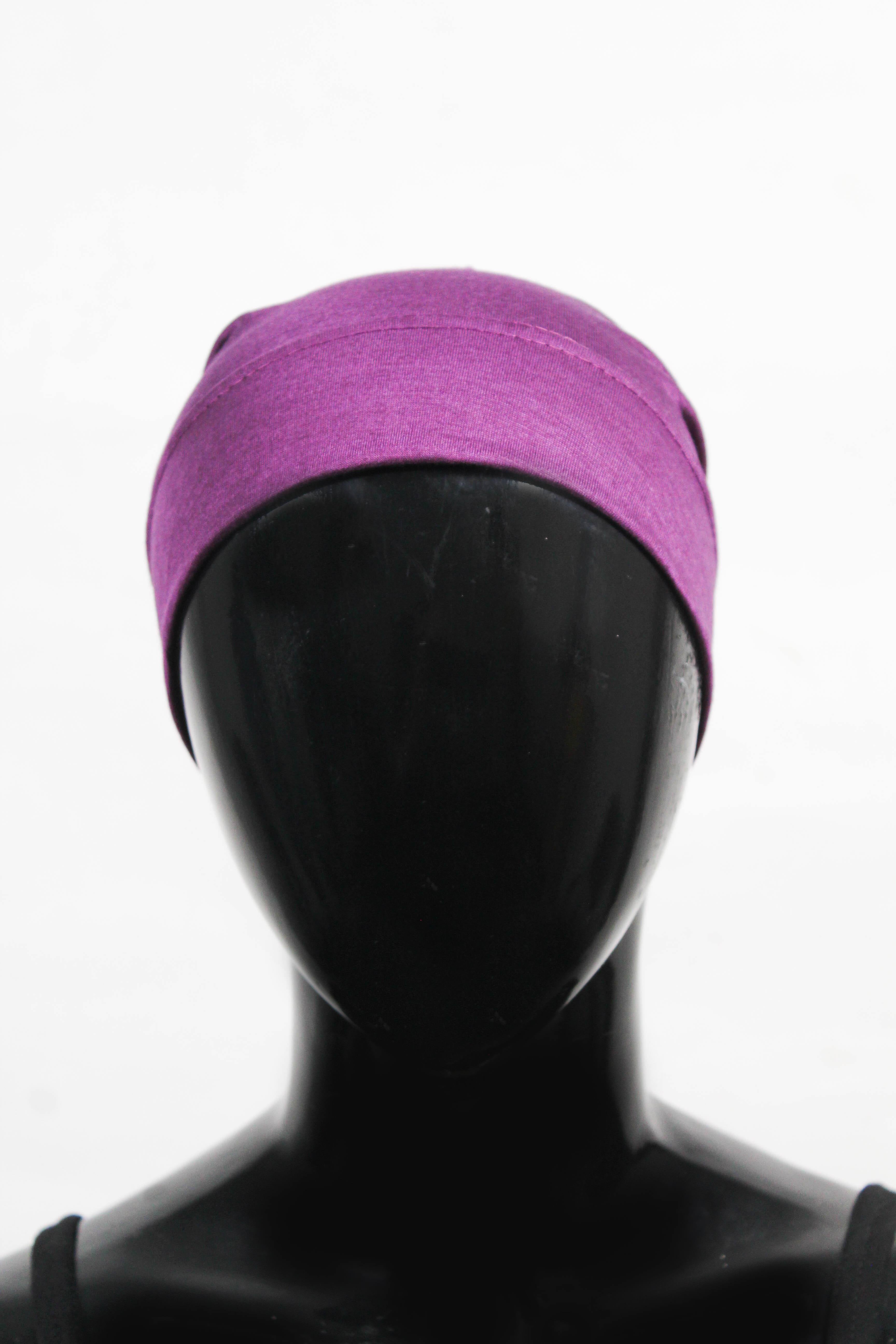 Cotton Undercap - Deep purple colour