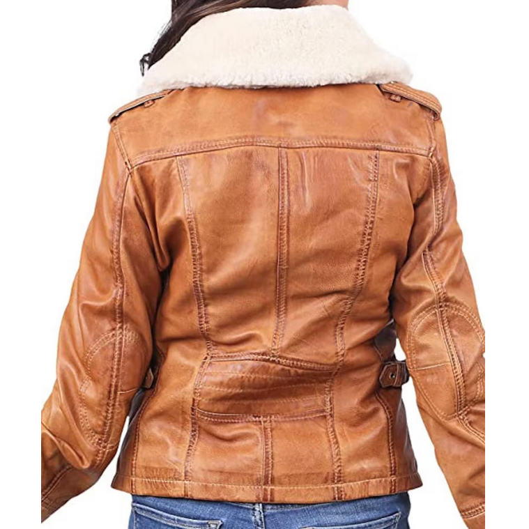 Stylish Lambskin Leather Jacket for Women