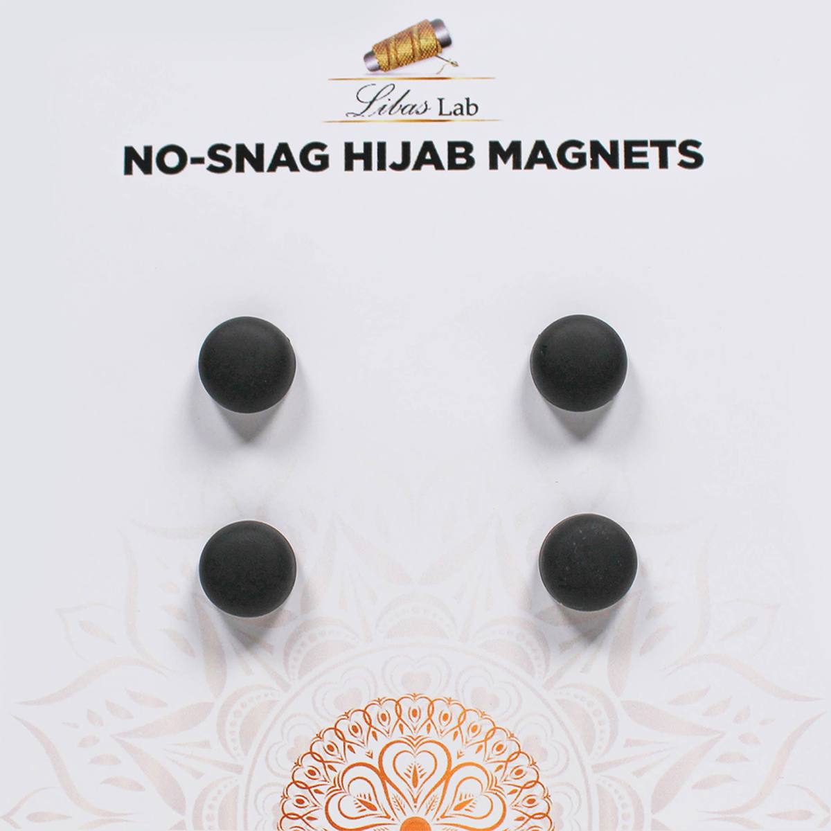 Premium Hijab Magnets -Matte Black