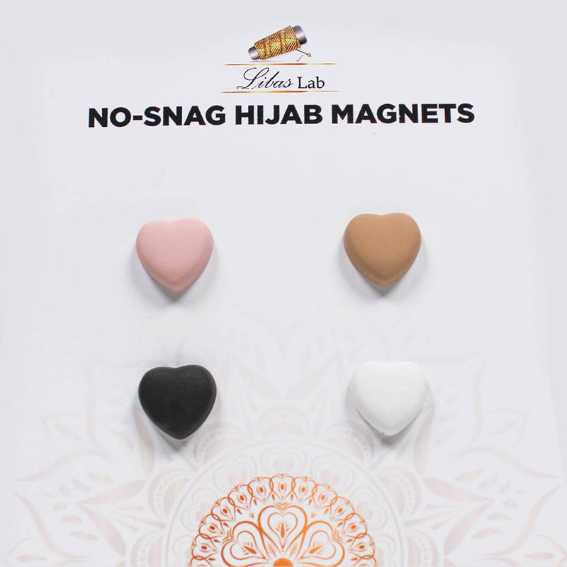 Premium hijab  magnets-Heart Shaped-3