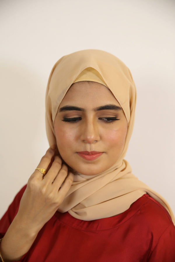 Essential Chiffon hijab-Pale Skin color