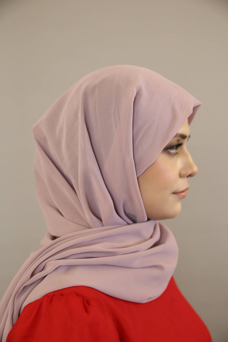 Essential Chiffon hijab- Lavender color