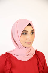 Essential Chiffon hijab-Pink color