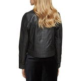 Sculpted Sophistication: Women's & Girls 100% Real High Quality Lambskin Leather Slim Fit Jacket